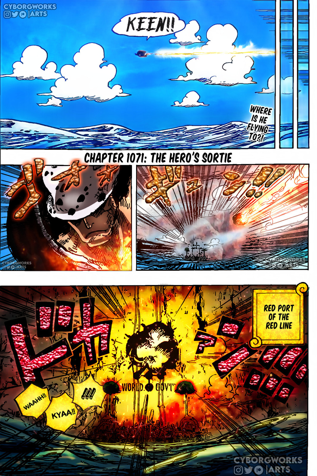 One Piece Digital Colored Chapter 1071 image 01